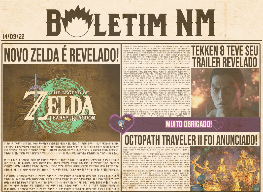 Boletim NM 14/09/22  Remaster de GoldenEye 007 vem aí! Fatal Frame também!  E mais!